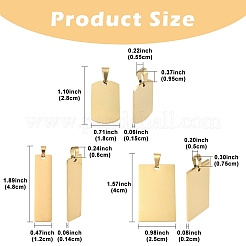 3Pcs 3 Styles Stainless Steel Pendants&nbsp;STAS-YW0003-38G