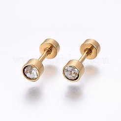 304 Stainless Steel Earlobe Plugs&nbsp;EJEW-H362-08G-C