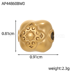 304 Stainless Steel Beads&nbsp;STAS-OY013-4G