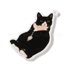Opaque Printed Acrylic Pendants&nbsp;SACR-F018-01D