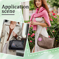 DIY Acrylic & Faux Suede Tasse Keychain Making Kits&nbsp;DIY-SP0002-45