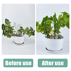 プラスチック製ガーデニングサポートシングルポールバックル80個  植物サポート杭40本と園芸サポート単極接続パイプ20本付き  グリーン  41x31x12mm&nbsp;AJEW-DC0004-25
