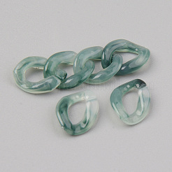 Transparent Acrylic Linking Rings&nbsp;OACR-S038-005A-C04