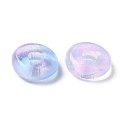 Transparent Glass European Beads&nbsp;GLAA-D009-01F