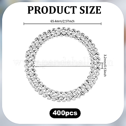 400Pcs Resin Ribbon Buckles&nbsp;RESI-WA0001-01