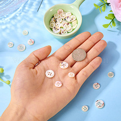 45Pcs 3 Style 4-Holes Shell Buttons&nbsp;BUTT-TA0001-27