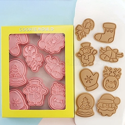 Christmas Plastic Cookie Molds&nbsp;PW-WG518B8-01