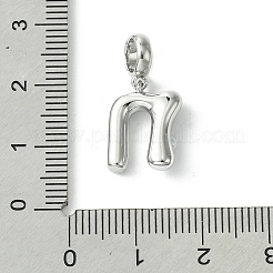 Rack Plating Brass with ABS Plastic Pearl European Dangle Charms&nbsp;KK-G501-02N-P