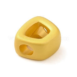 亜鉛合金ビーズ  マットゴールドカラー  台形  10x10.5x6mm  穴：3mm&nbsp;PALLOY-I219-02E