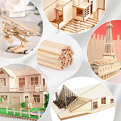 Wood Craft Sticks&nbsp;DIY-WH0430-360D