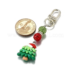 Christmas Theme Resin & Polymer Clay Rhinestone  Pendant Decoration&nbsp;HJEW-TA00350