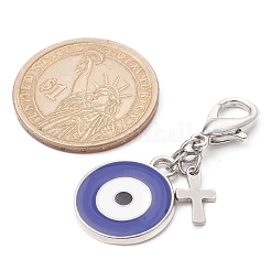 Alloy Enamel Pendant Decoration&nbsp;HJEW-JM01451-01