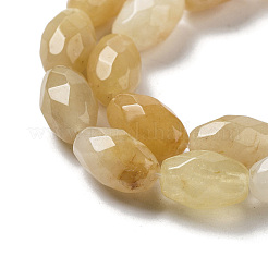 天然石トパーズ翡翠ビーズ連売り  多面カットコメ  12.5x8mm  穴：1.2mm  約16個/連  7.68インチ（19.5cm）&nbsp;G-P520-C13-01