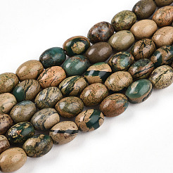 Natural Verdite Stone Beads Strands&nbsp;G-N346-02B-06