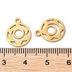 Ion Plating(IP) Chakra Theme 304 Stainless Steel Charms&nbsp;STAS-Q303-03G