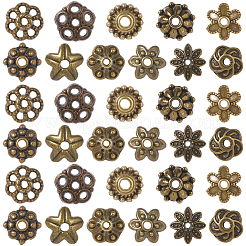220Pcs 11 Styles Alloy Fancy Bead Caps&nbsp;TIBE-SP0001-19