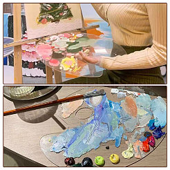 Plastic Watercolor Oil Palette&nbsp;AJEW-WH0696-656