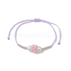 Adjustable Nylon Cord Braided Beads Bracelets&nbsp;BJEW-MZ00170-04
