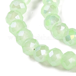 Baking Electroplate Glass Beads Strands&nbsp;DGLA-A039-J8mm-B10