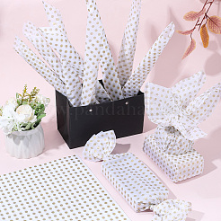 長方形の紙の花束ラッピング  ギフト包装紙の装飾  水玉  500x679mm&nbsp;DIY-WH20050-20A-01