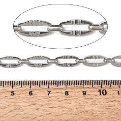 304 Stainless Steel Dapped Chains&nbsp;CHS-Z007-19P