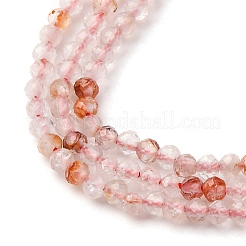 Natural Ferruginous Quartz Beads Strands&nbsp;G-B142-A01-2mm