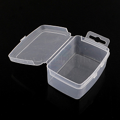 長方形のプラスチックビーズ保存容器  透明  10.5x6.5x3.5cm&nbsp;CON-Q023-26