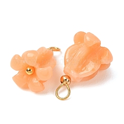 Dyed Synthetic Coral Pendants&nbsp;GG-CBAC295-01G-05