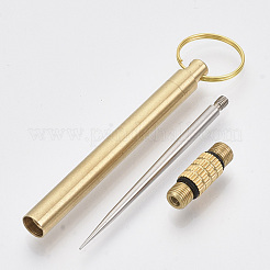 Portable Pocket 201 Stainless Steel Toothpick keychain&nbsp;KEYC-T007-02G