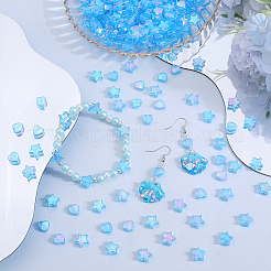 800Pcs 2 Styles Eco-Friendly Transparent Acrylic Beads&nbsp;TACR-SP0001-01D
