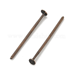 鉄平頭ピン  カドミウムフリー＆ニッケルフリー＆鉛フリー  赤銅鉱  22x0.75~0.8mm  20ゲージ  約600個/50g  ヘッド：2mm&nbsp;X-HPR2.2cm-NF