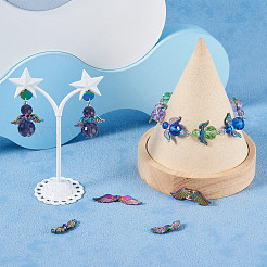 56Pcs 7 Style Rack Plating Alloy Bead&nbsp;FIND-CW0001-24