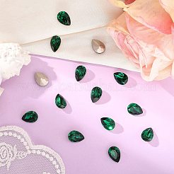 プレシオサ® マキシマ クリスタル ファンシーストーン  チェコクリスタル  435 16 301 バロック梨  デュラフォイル  エメラルド50730個  14x10mm&nbsp;X-PRC-FE14-50730