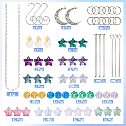 DIY Moon Hanging Suncatcher Making Kits&nbsp;DIY-SC0030-71