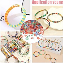 300Pcs 12 Style 2-Hole Glass Seed Beads&nbsp;SEED-AR0001-35