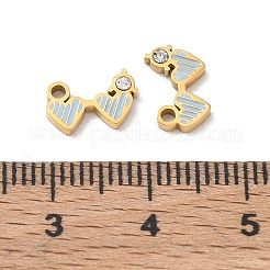 304 Stainless Steel Enamel Pendants&nbsp;SA-CBA7876-01G
