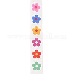 花のステッカー500枚  粘着ステッカー  DIYデコレーション賞  ミックスカラー  53x28mm&nbsp;AJEW-S089-09