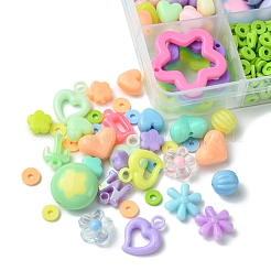DIY Acrylic & Polymer Clay Beads Jewelry Making Findings Kits&nbsp;DIY-FS0006-86