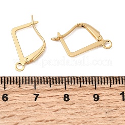 Brass Leverback Earring Findings&nbsp;KK-P340-20B-G