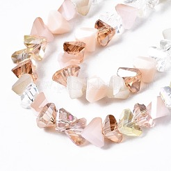 Electroplate Glass Beads Strands&nbsp;EGLA-N002-06I