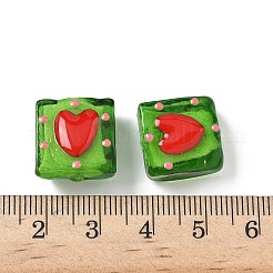Handmade Lampwork Enamel Beads&nbsp;LAMP-G147-02A
