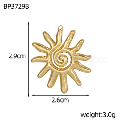 304 Stainless Steel Pendants&nbsp;STAS-OY005-69G