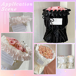 Pleated Solid Color Double-Sided Polyester Lace Trim&nbsp;DIY-WH20002-138E