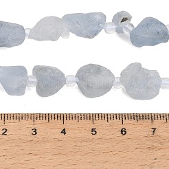 Raw Rough Natural Aquamarine Beads Strands&nbsp;GG-CBA0B77-A03-01