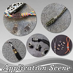 3Pcs 3 Colors Brass EDC European Beads&nbsp;KK-UN0001-86