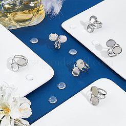 DIY Open Wrap Finger Ring Making Kit&nbsp;DIY-UN0003-24
