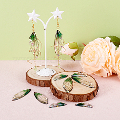 Transparent Resin Crystal AB Rhinestone Pendants Set&nbsp;RESI-TAC0002-47B