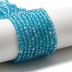 Electroplate Glass Beads Strands&nbsp;LS-EGLA-D020-3x2mm-41