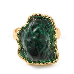Rack Plating Brass Finger Ring&nbsp;KK-C033-03G