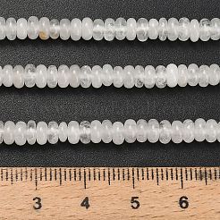 Natural Quartz Crystal Beads Strands&nbsp;G-L635-A08-4x2mm